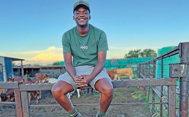 A young, ambitious farmer with big plans